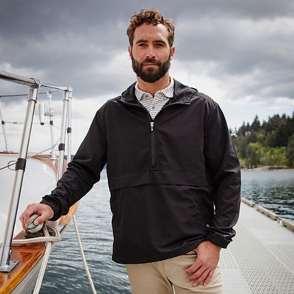 Cutter & Buck Charter Eco Recycled Mens Anorak Jacket Thumbnail